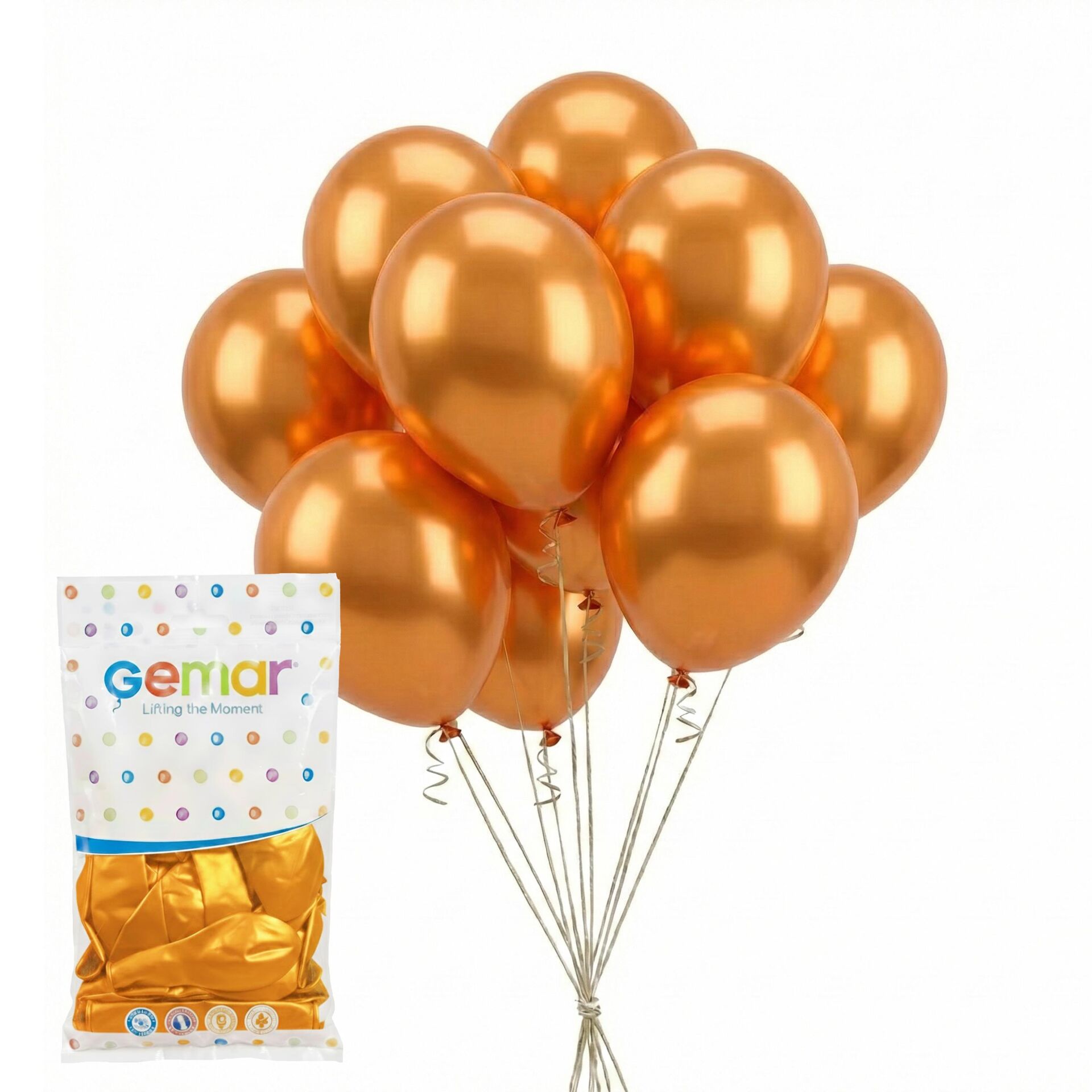BALON METALİK TURUNCU 100 LÜ BALON METALİK TURUNCU 100 LÜ - Görsel 1