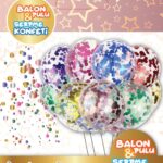 BALON PULU PARLAK KIRMIZI