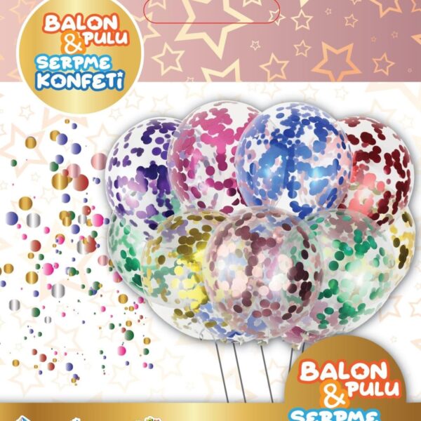 BALON PULU PARLAK KIRMIZI