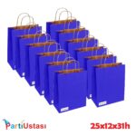 ÇANTA BÜKÜM SAPLI 25 X 12 X 31 H (25AD) LACİVERT