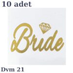 DÖVME BRİDE ALTIN ELMAS NO:21 10 LU