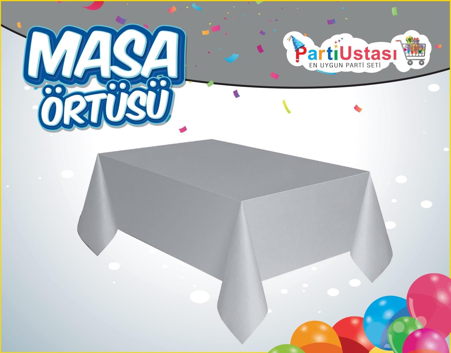DÜZ MASA ÖRTÜSÜ GÜMÜŞ DÜZ MASA ÖRTÜSÜ GÜMÜŞ - Görsel 1