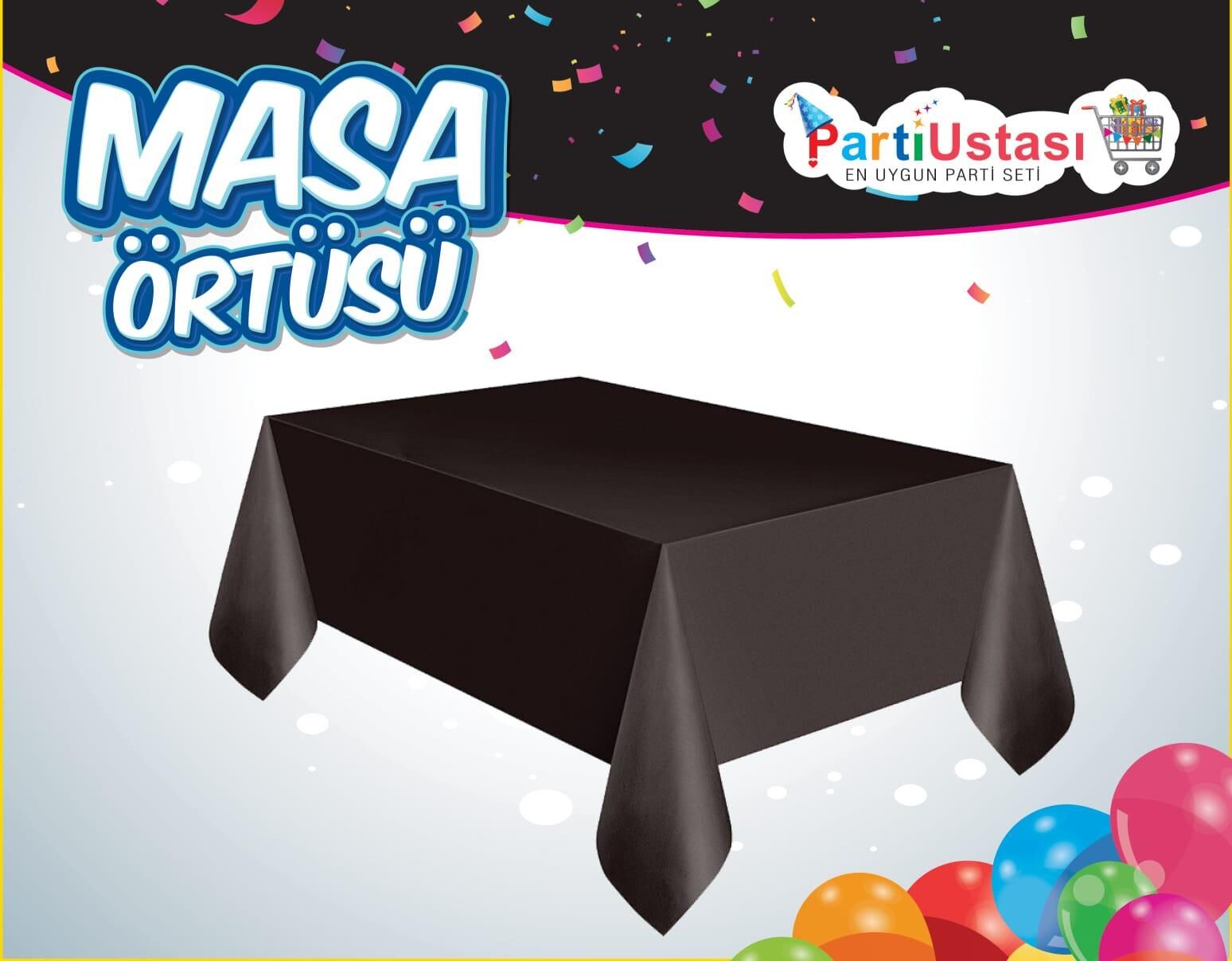 DÜZ MASA ÖRTÜSÜ SİYAH DÜZ MASA ÖRTÜSÜ SİYAH - Görsel 1