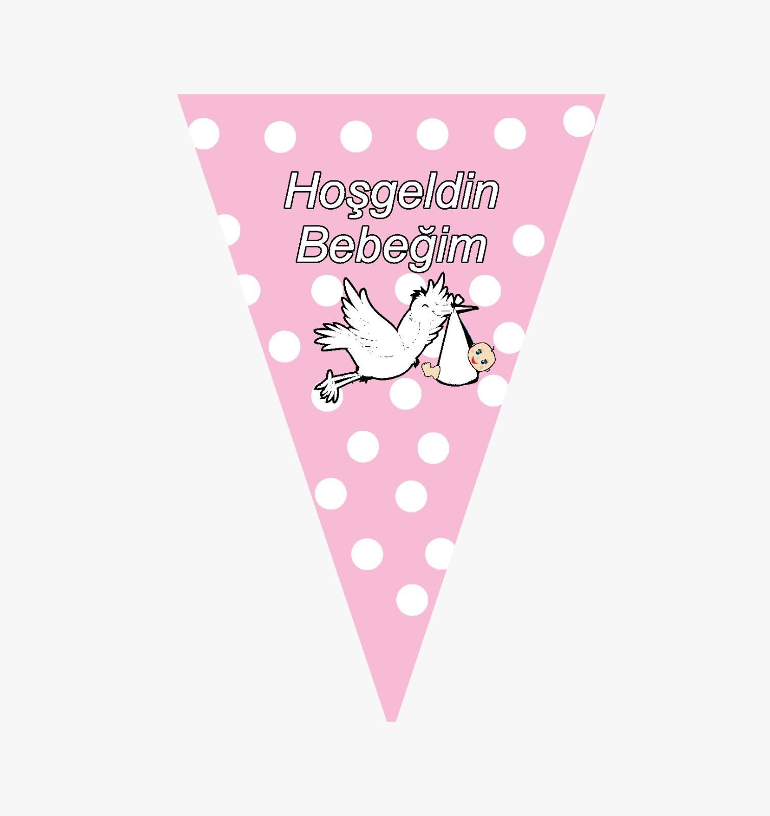 FLAMA HOŞGELDİN BEBEĞİM PEMBE LEYLEKLİ FLAMA HOŞGELDİN BEBEĞİM PEMBE LEYLEKLİ - Görsel 1