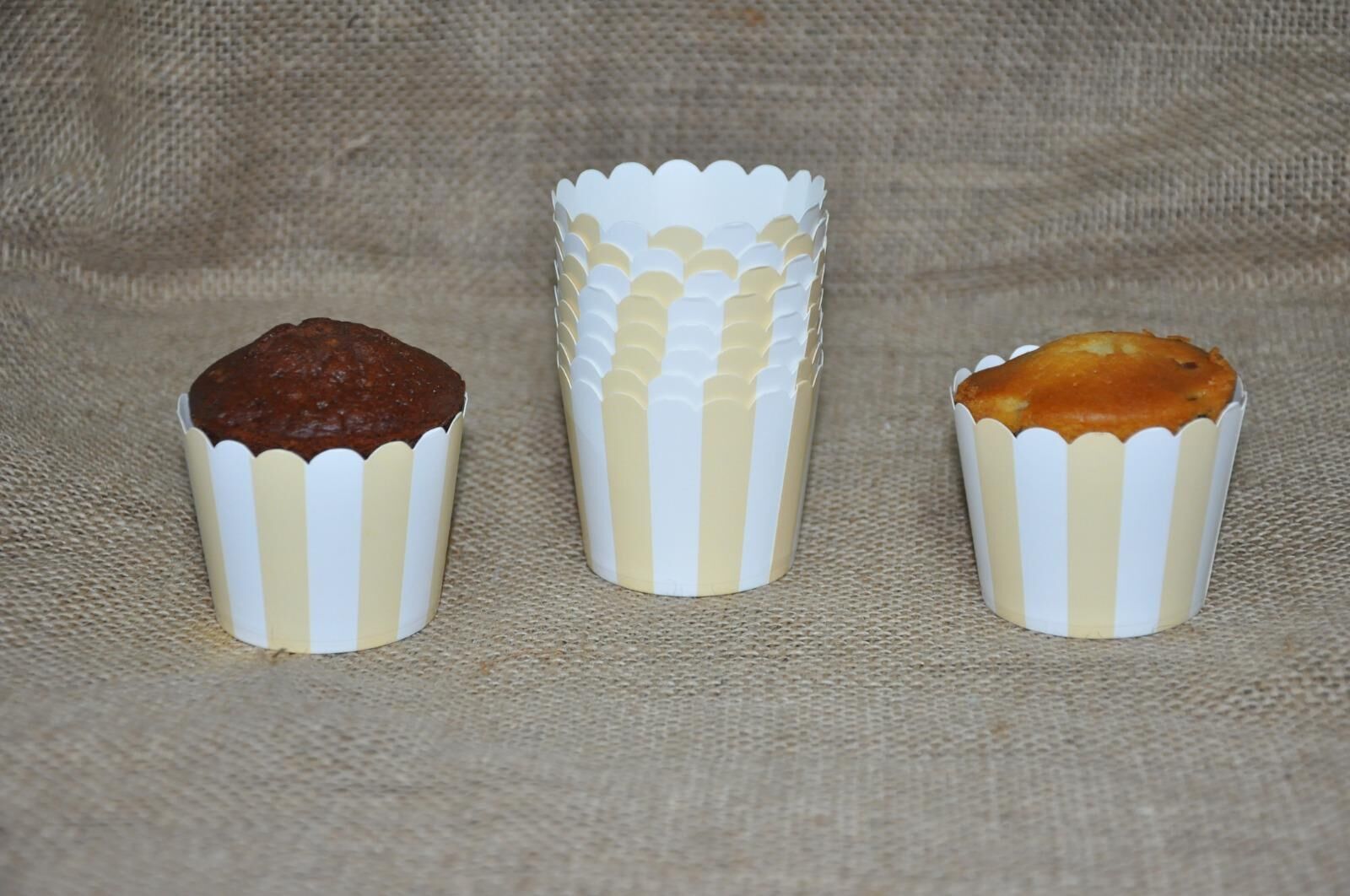 KAPSÜL 25 Lİ PASTEL ÇİZGİLİ KREM KAPSÜL 25 Lİ PASTEL ÇİZGİLİ KREM - Görsel 1