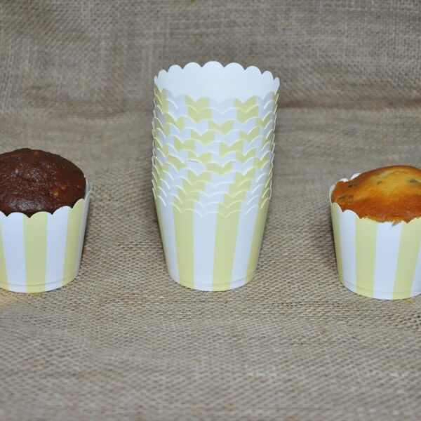 KAPSÜL 25 Lİ PASTEL ÇİZGİLİ SARI