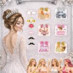 KONUŞMA BALONU SET 12 Lİ BRİDE GÜMÜŞ