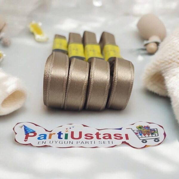 KURDELE SATEN 1 CM 10 METRE (1 PK 10 AD) ALTIN