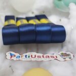 KURDELE SATEN 2 CM 10 METRE (1 PK 10 AD) LACİVERT