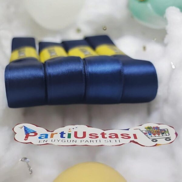 KURDELE SATEN 2 CM 10 METRE (1 PK 10 AD) LACİVERT