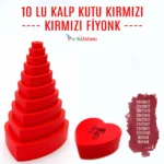 KUTU 10 LU KALP KIRMIZI