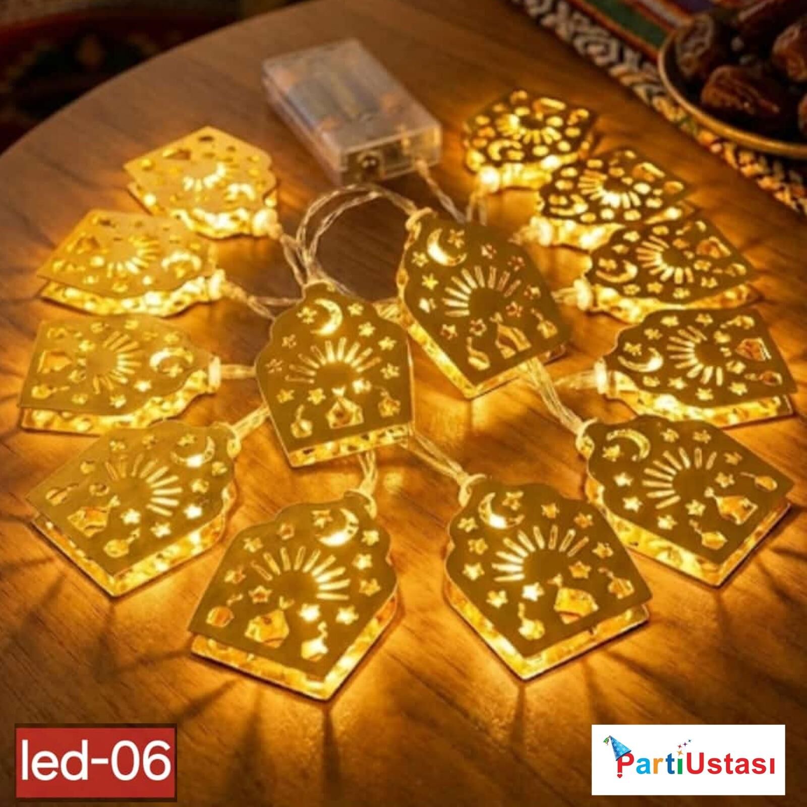LED PİLLİ RAMAZAN LED 06 (2 METRE) LED PİLLİ RAMAZAN LED 06 (2 METRE) - Görsel 1