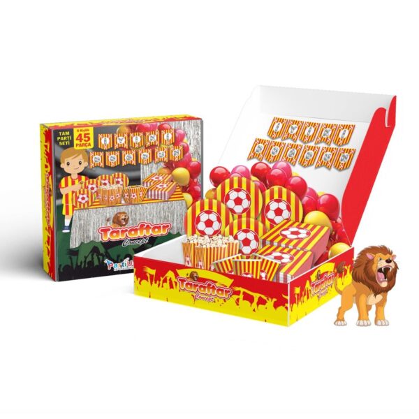 PARTİ SETİ 8 KİŞİLİK GALATASARAY