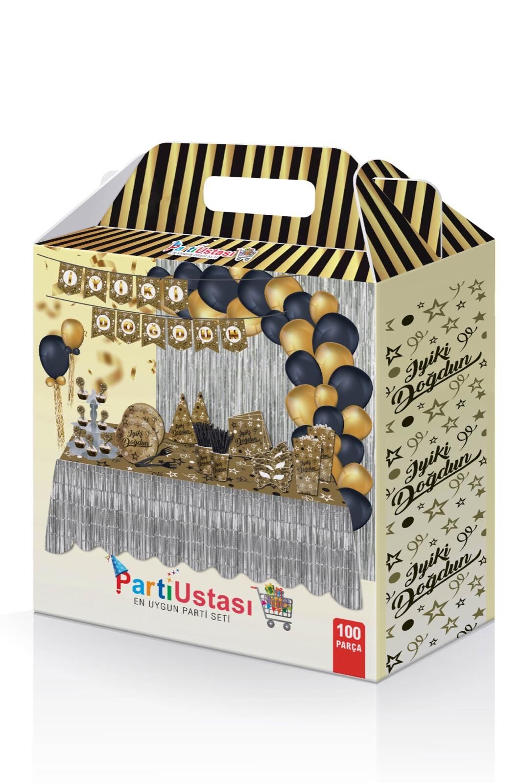 PARTİ SETİ İYİ Kİ DOĞDUN GOLD PARTİ SETİ İYİ Kİ DOĞDUN GOLD - Görsel 1