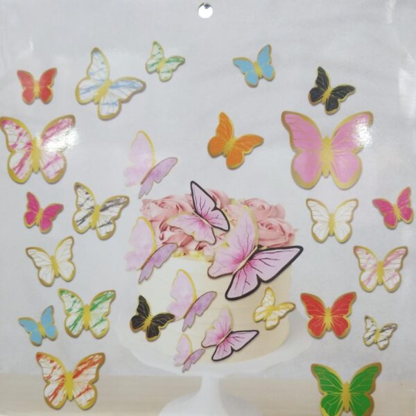 PASTA SÜSÜ KELEBEK 126 LI GÖKKUŞAĞI