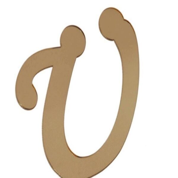 PLEKSİ 20 Lİ HARF ALTIN NO:Ü
