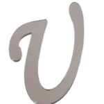 PLEKSİ 20 Lİ HARF GÜMÜŞ NO:U