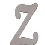 PLEKSİ 20 Lİ HARF GÜMÜŞ NO:Z