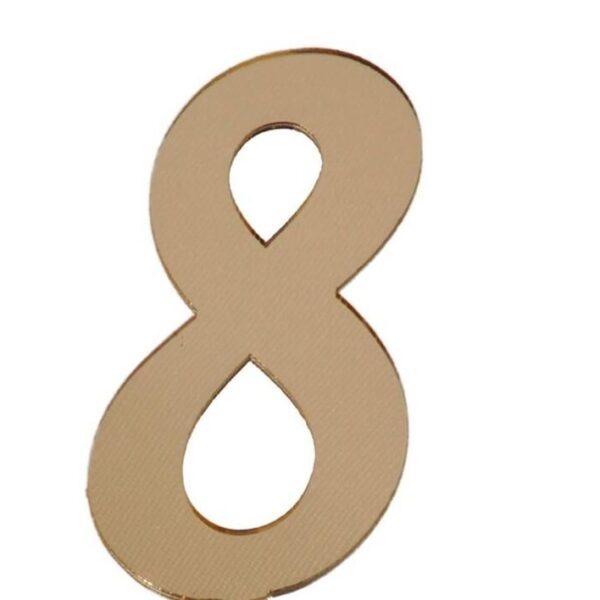 PLEKSİ 20 Lİ RAKAM ALTIN NO:8
