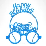 PLS RENKLİ GÖZLÜK TAÇ HAPPY BİRTHDAY MAVİ