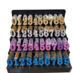 SET PLEKSİ EVALI AHŞAP STAND RAKAM 400 ADET