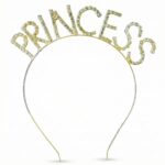 TAÇ TAŞLI METAL PRİNCESS GOLD
