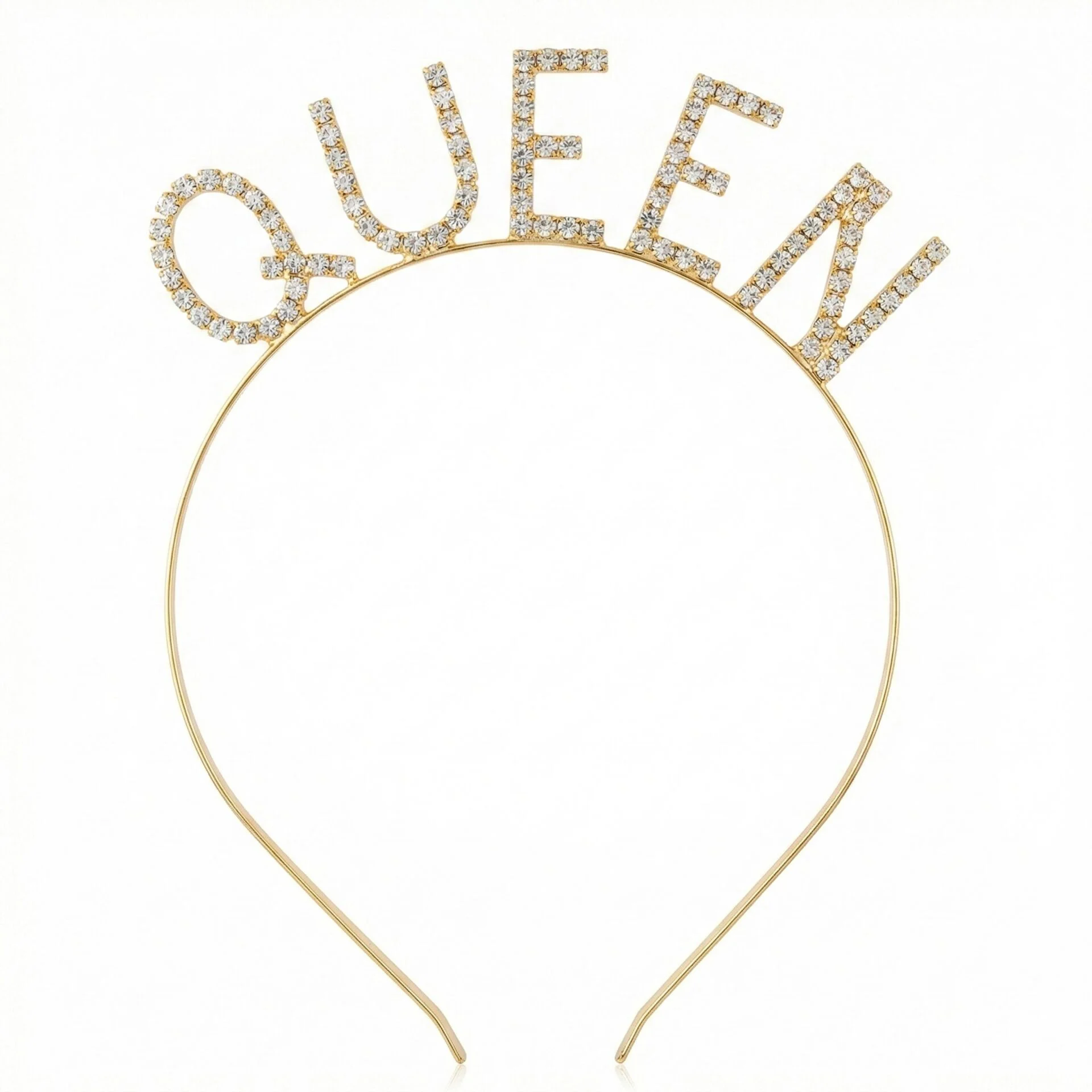 TAÇ TAŞLI METAL QUEEN GOLD TAÇ TAŞLI METAL QUEEN GOLD - Görsel 1