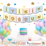 YAZI VARAKLI ZARF BANNER İYK DOĞDUN MACARON GOLD