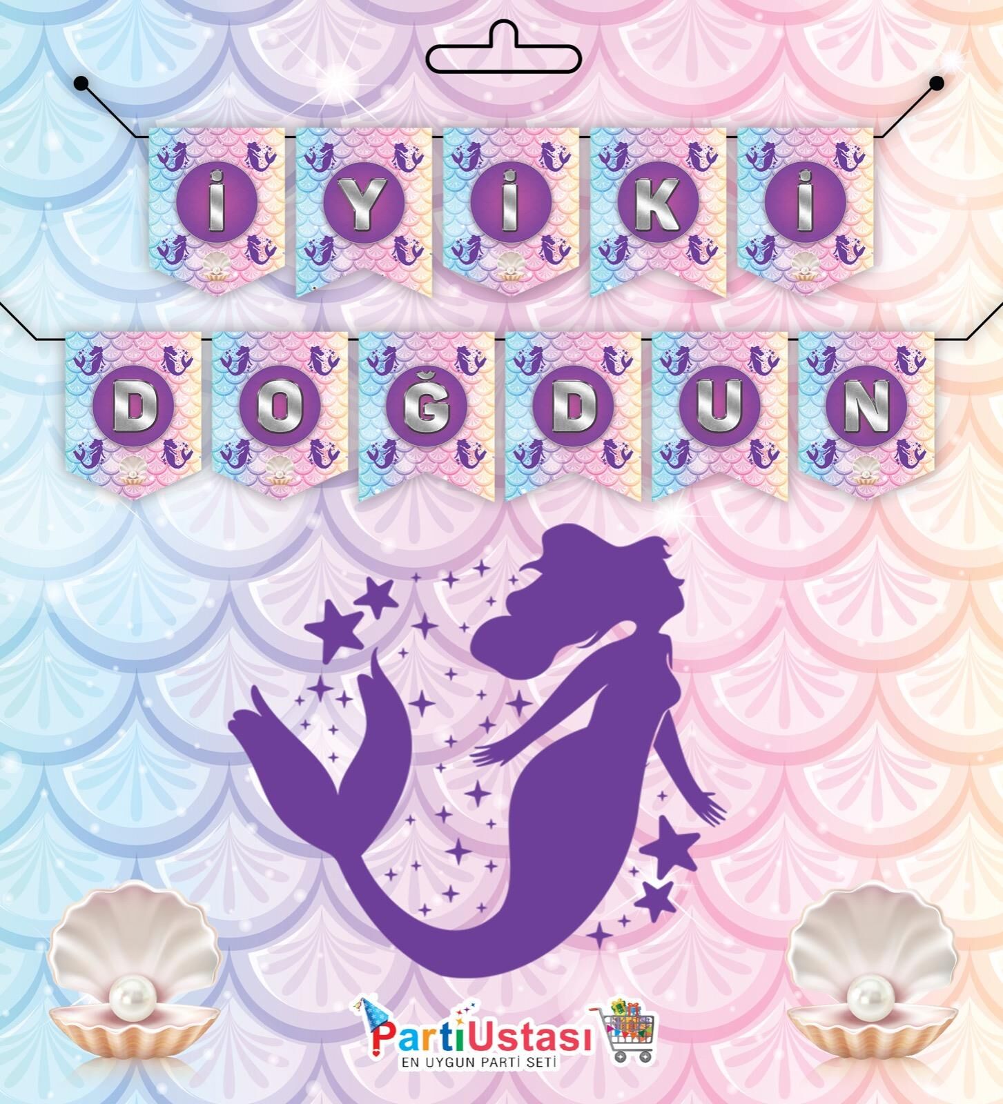 YAZI ZARF BANNER DENİZ KIZI YAZI ZARF BANNER DENİZ KIZI - Görsel 1