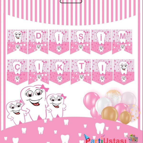 YAZI ZARF BANNER DİŞ PEMBE