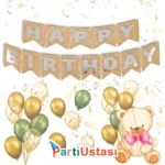YAZI VARAKLI ZARF BANNER HAPPY KRAF GÜMÜŞ