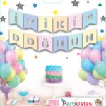 YAZI VARAKLI ZARF BANNER İYK DOĞDUN MACARON GÜMÜŞ