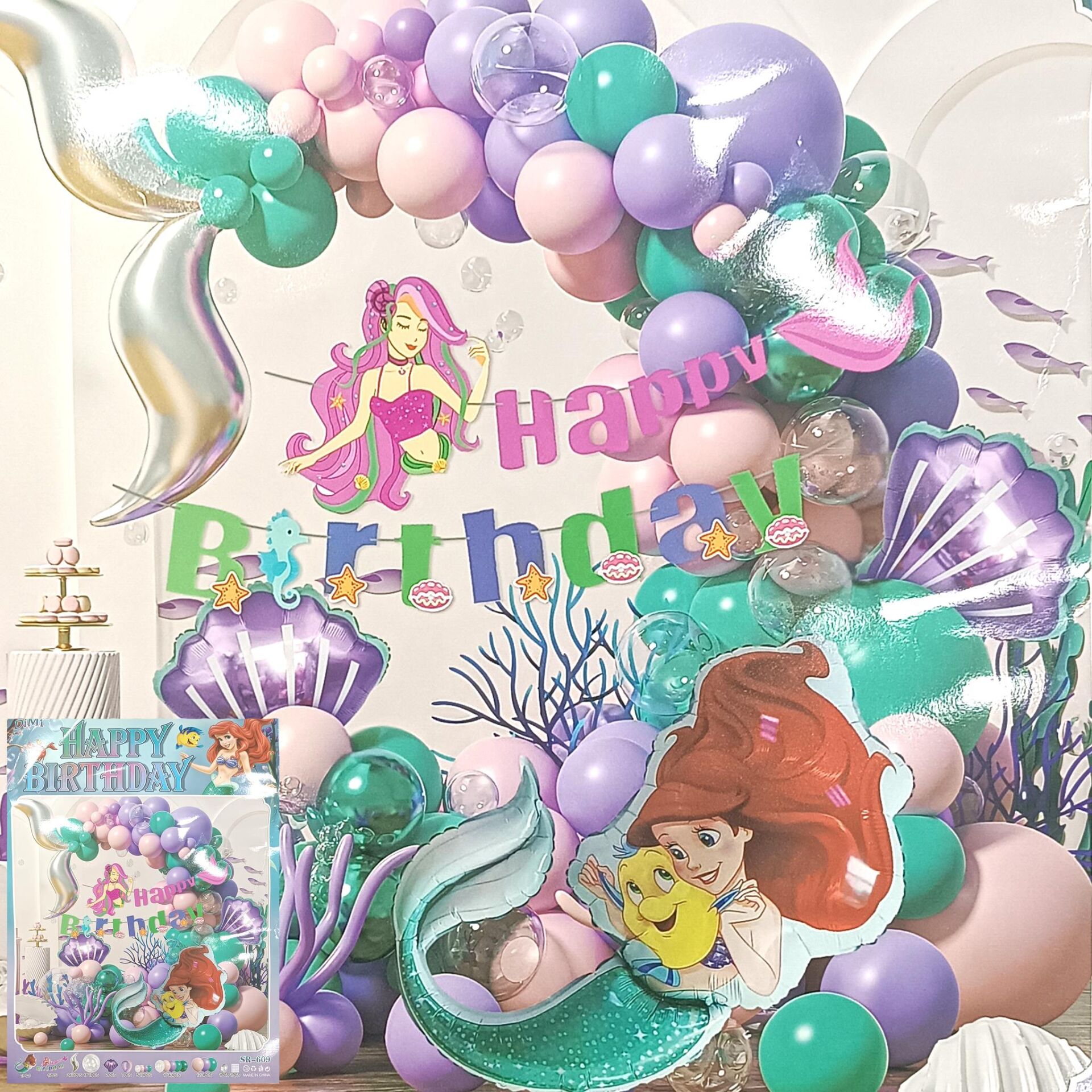 FOLYO SET HAPPY BIRTHDAY SR-609 DENİZ KIZI FOLYO SET HAPPY BIRTHDAY SR-609 DENİZ KIZI - Görsel 1
