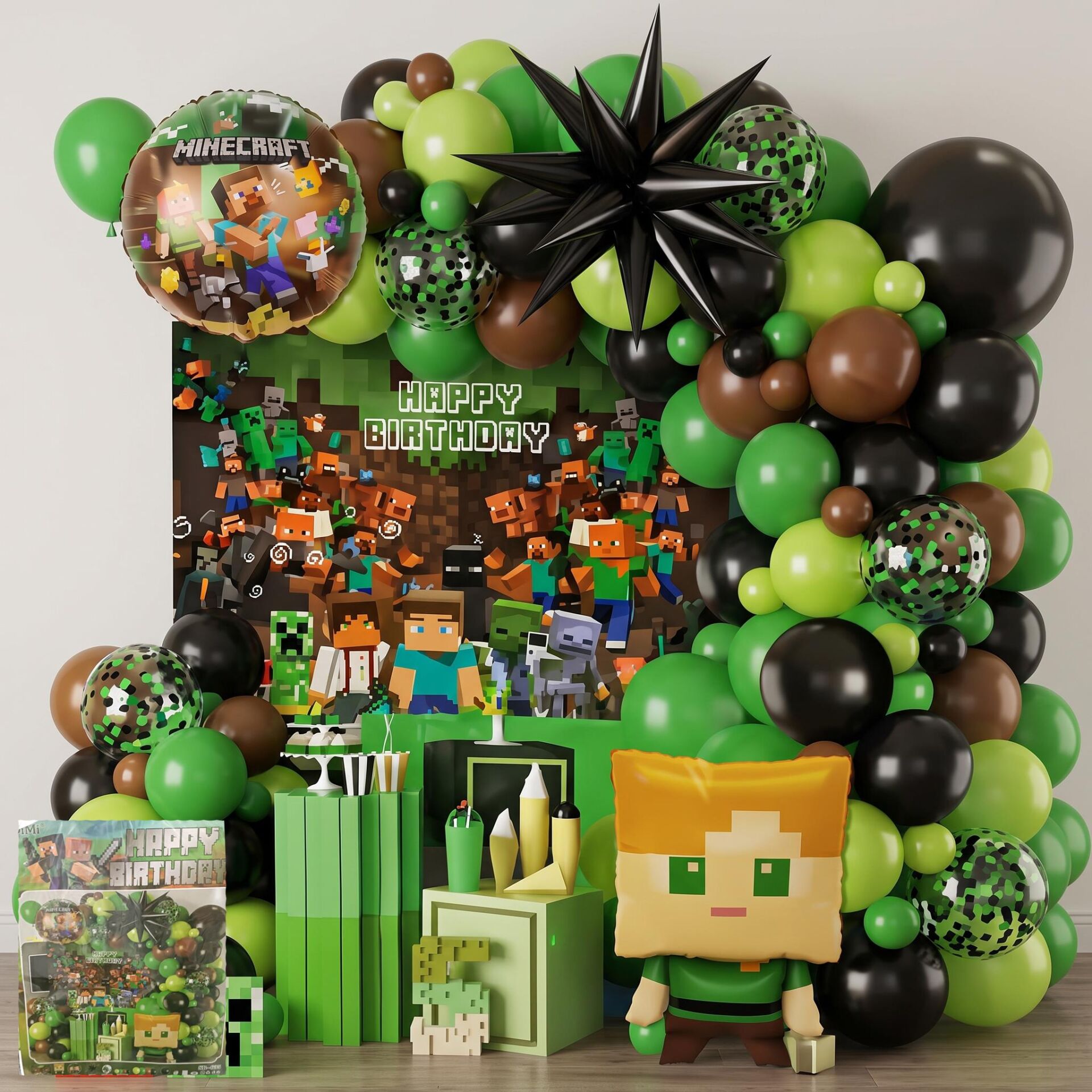 FOLYO SET HAPPY BIRTHDAY SR-635 MİNECRAFT FOLYO SET HAPPY BIRTHDAY SR-635 MİNECRAFT - Görsel 1