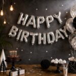 SET HAPPY BİRTDAY FOLYO BALON GÜMÜŞ